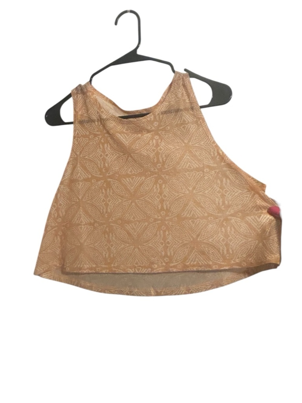 Tavl Floral-Patterned Sleeveless Crop Yoga Tank - Picture 3 of 8